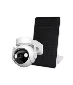 Kit camera de supraveghere wireless cu alarma si rotire de pe telefon Imou Cell PT 4G 2, panou solar 5W, baterie, 3MP, IR, microfon si alarma, IPC-B7EDP-3T0TEH-EU/FSP14-TYPEC
