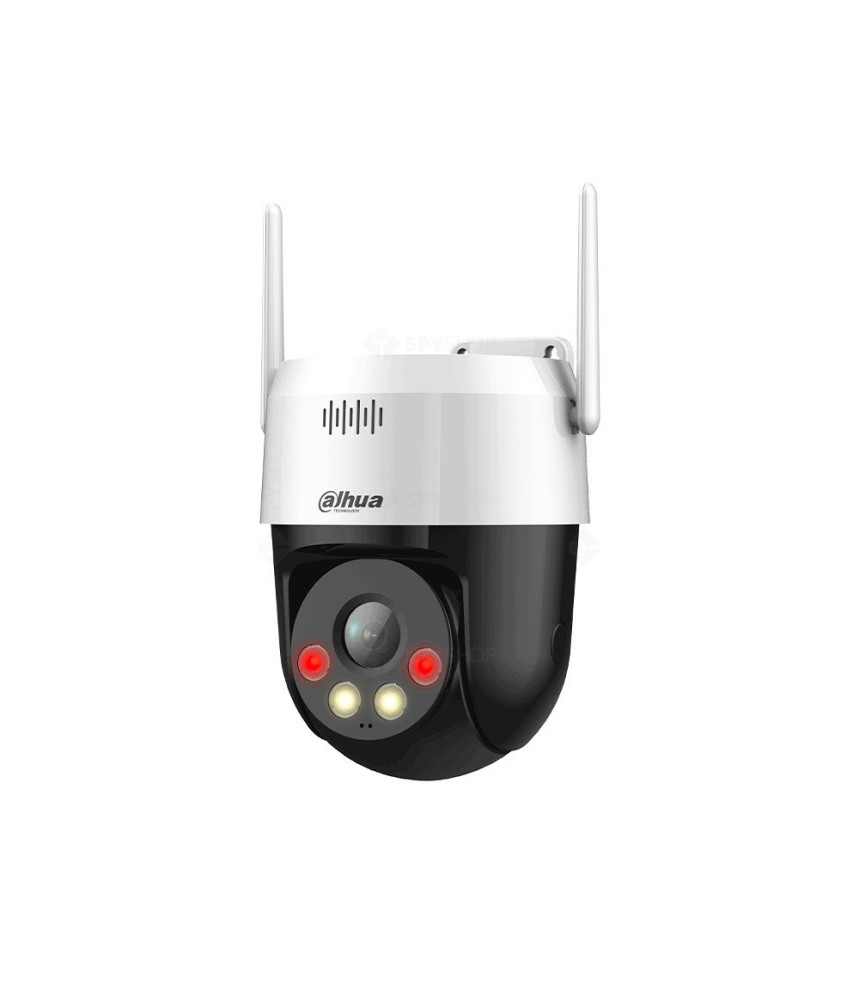 Camera supraveghere wireless IP WiFi cu iluminare duala Dahua Active Detterence Picoo A2 P3AE-PV, 3 MP, IR/ 4 mm, slot card, vizualizare de pe telefon, microfon si difuzor, auto tracking Camera supraveghere wireless IP WiFi cu iluminare duala Dahua Active Detterence Picoo A2 P3AE-PV, 3 MP, IR/ 4 mm, slot card, vizualizare de pe telefon, microfon si difuzor, auto tracking