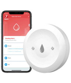 Senzor de scurgere a apei Smart Life, nivel IP66, alarma, detector prin aplicatie, imersie, Tuya Zigbee Senzor de scurgere a apei Smart Life, nivel IP66, alarma, detector prin aplicatie, imersie, Tuya Zigbee