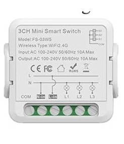 Releu inteligent 3 Canale 10A Wi-Fi Releu inteligent 3 Canale 10A Wi-Fi