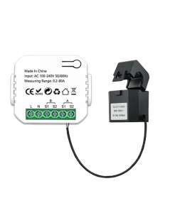 Releu Inteligent WiFi Monitorizare Curent Electric 220V Tuya/SmartLife @SmartWiz