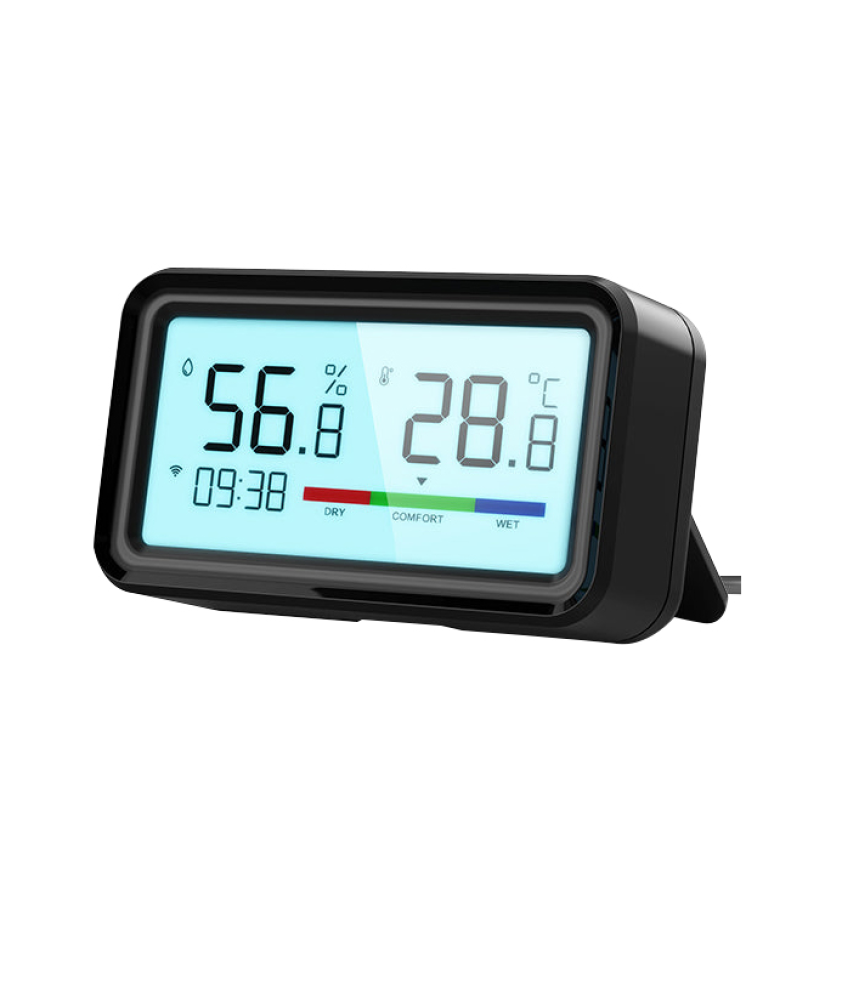 Senzor Mini de temperatura/umiditate NEGRU Senzor Mini de temperatura/umiditate NEGRU