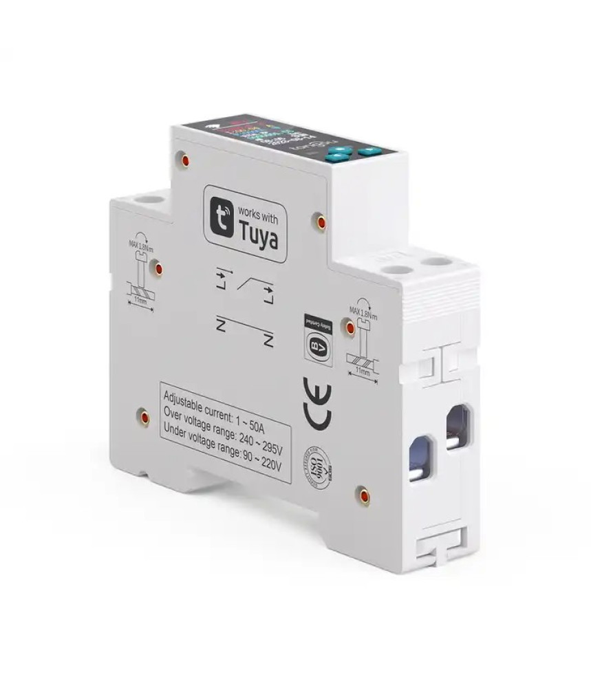 Siguranta Inteligenta, Wi-Fi, 1-50A cu afisaj Siguranta Inteligenta, Wi-Fi, 1-50A cu afisaj