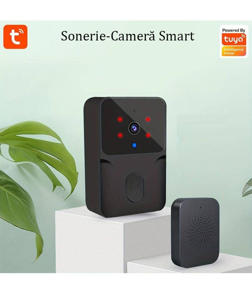 Sonerie Inteligenta WiFi, VideoGuest, Transmitator video cu vedere nocturna Sonerie Inteligenta WiFi, VideoGuest, Transmitator video cu vedere nocturna