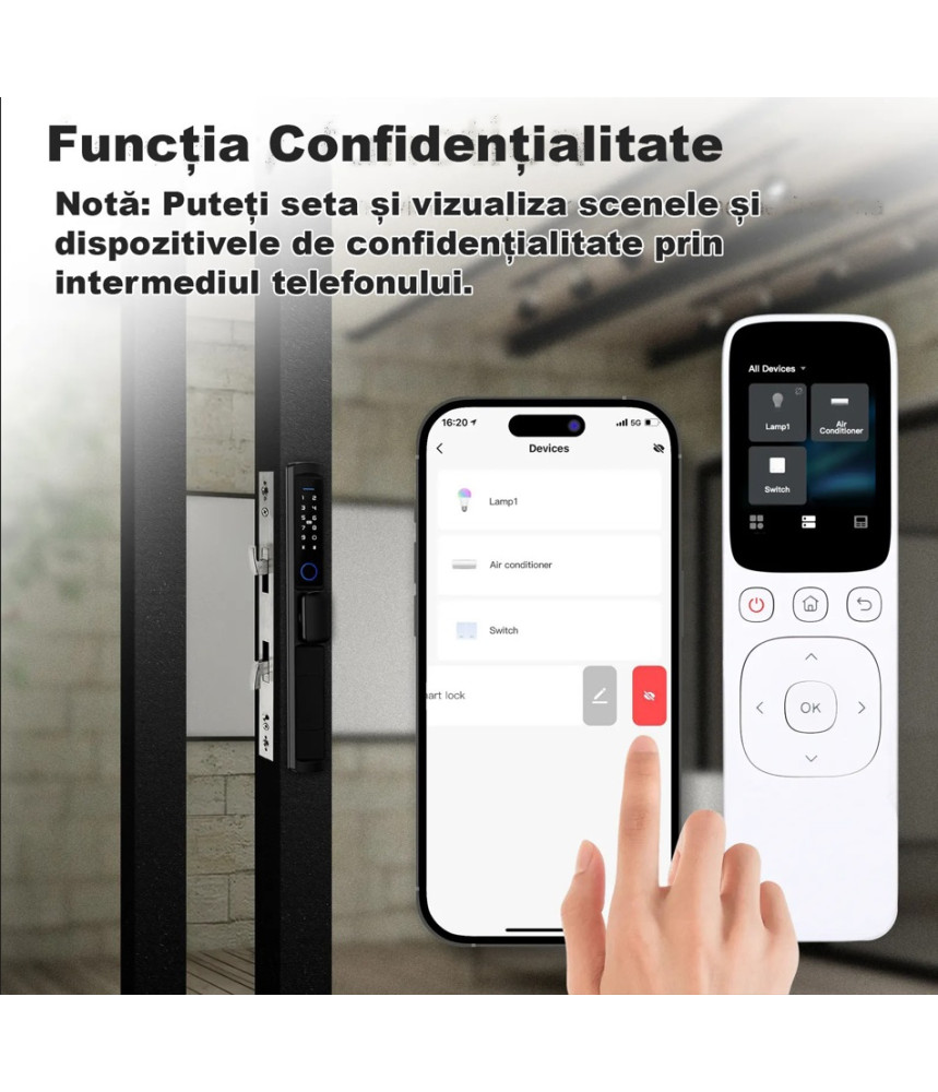 Telecomandã universalã Smart, Wireless WiFi Tuya Telecomandã universalã Smart, Wireless WiFi Tuya