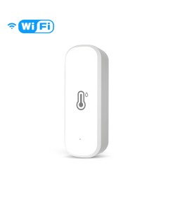 Senzor de temperatura/umiditate, WiFi 2.4G, Compatibil cu Tuya/SmartLife/Alexa/Echo/Google Assistant, Alb @SmartWiz Senzor de temperatura/umiditate, WiFi 2.4G, Compatibil cu Tuya/SmartLife/Alexa/Echo/Google Assistant, Alb @SmartWiz