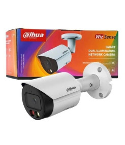 Cameră de supraveghere IP Dahua 4MP pentru exterior, LED dual 30m, microfon, PoE, Full Color, WizSense Cameră de supraveghere IP Dahua 4MP pentru exterior, LED dual 30m, microfon, PoE, Full Color, WizSense