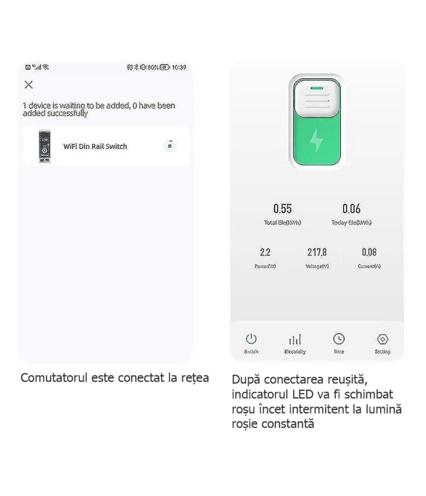 Siguranta Inteligenta, Wi-Fi, 32A, 1P,1P+N, Monitorizare energie, Protectie Supratensiune, Programare inteligenta, compatibil Tuya, Smart Life APP @SmartWiz Siguranta Inteligenta, Wi-Fi, 32A, 1P,1P+N, Monitorizare energie, Protectie Supratensiune, Programare inteligenta, compatibil Tuya, Smart Life APP @SmartWiz