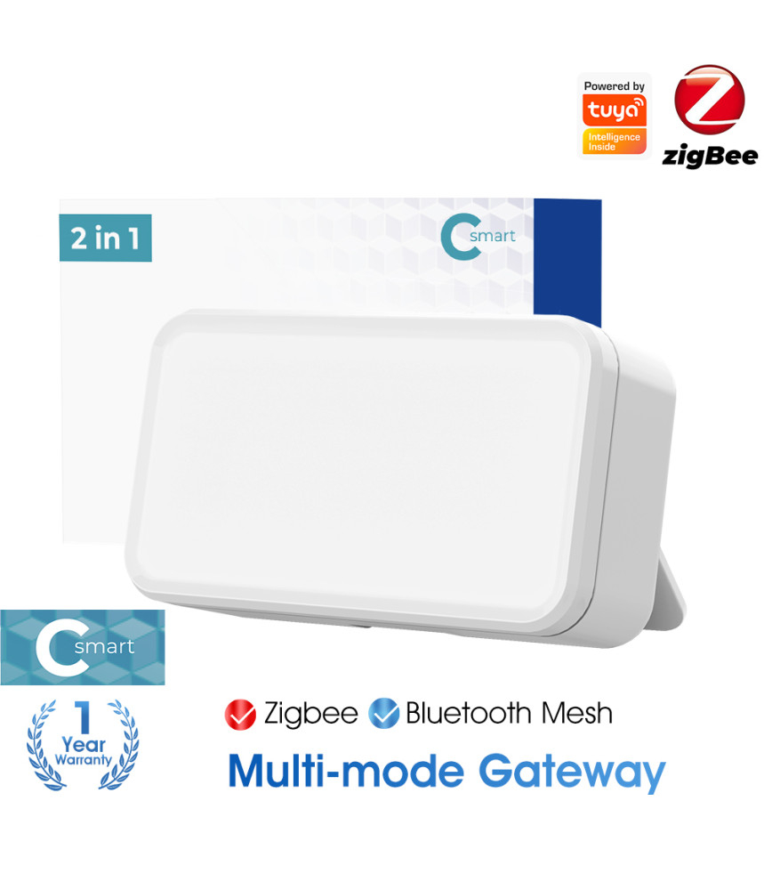 Smart Home Gateway, ZigBee 3.0, Wireless, Pentru Echipamente Smart WiFi, Aplicatie Tuya, SmartLife, ALB @SmartWiz Smart Home Gateway, ZigBee 3.0, Wireless, Pentru Echipamente Smart WiFi, Aplicatie Tuya, SmartLife, ALB @SmartWiz